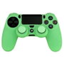 Fr-Tec Funda de Silicona + Grips Glow In The Dark para PS4 - Verde